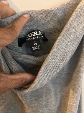 Hera Collection Men's Light Gray Turtleneck Sweater